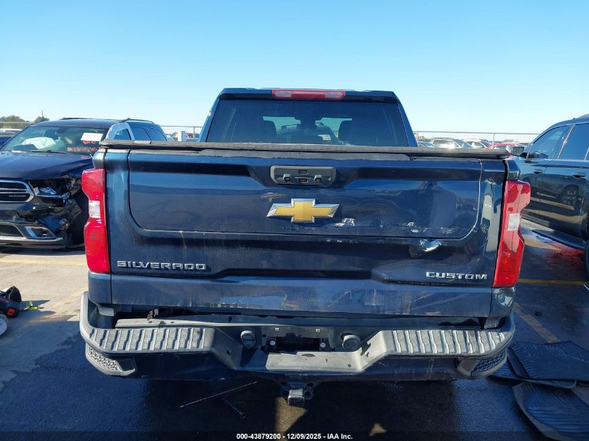 2022 Chevrolet Silverado 1500 2Wd Short Bed Custom VIN: 3GCPABEK7NG537467 Lot: 43879200