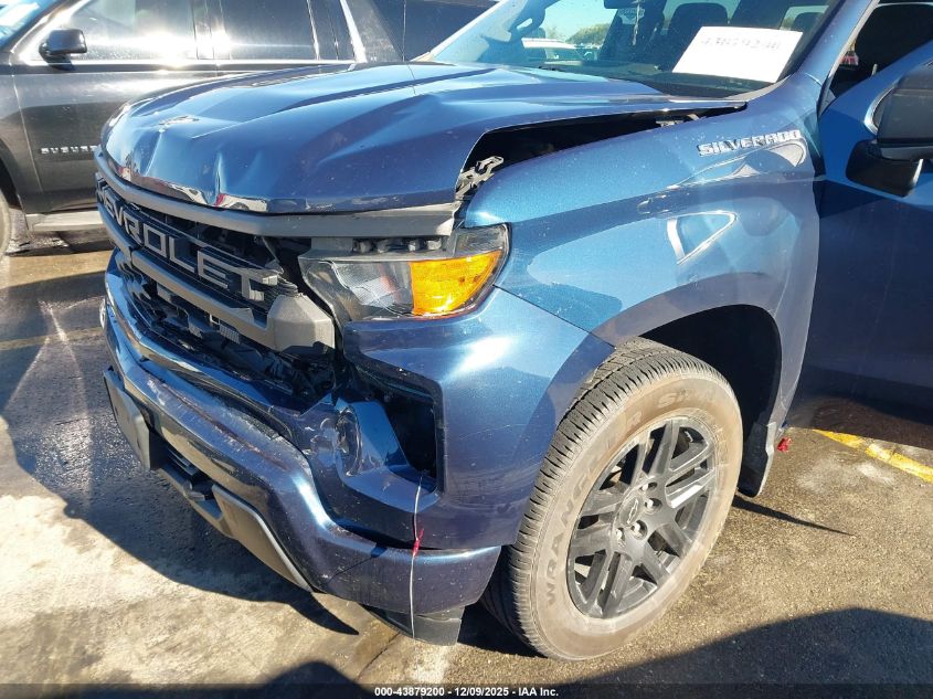 2022 Chevrolet Silverado 1500 2Wd Short Bed Custom VIN: 3GCPABEK7NG537467 Lot: 43879200