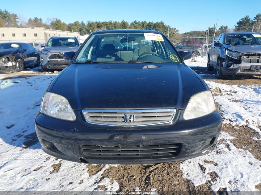 1999 Honda Civic Ex VIN: 2HGEJ8648XH532423 Lot: 43879220