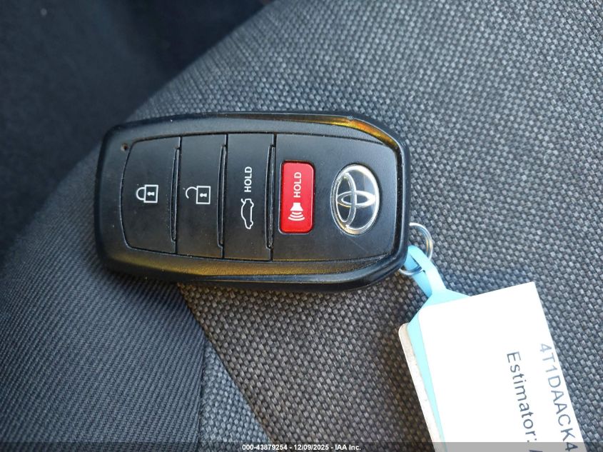 2025 Toyota Camry Le VIN: 4T1DAACK4SU022639 Lot: 43879254