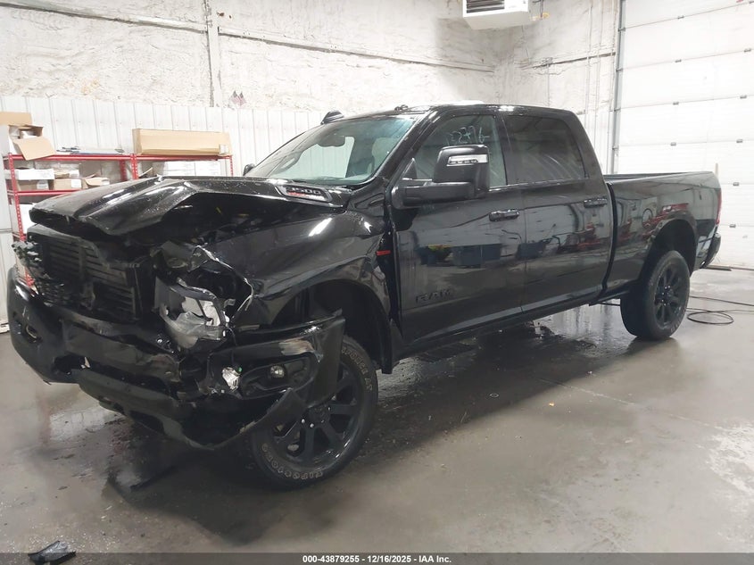 2024 Ram 3500 Ram Big Horn 4X4 6'4 Box black Lot 111043879255 Vin 3C63R3DL9RG255920