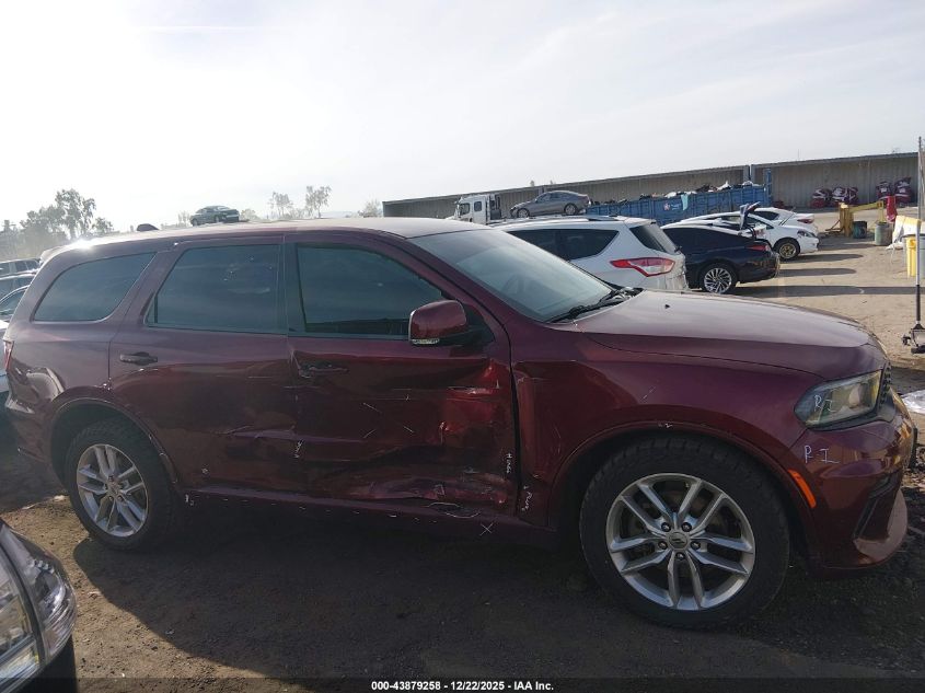 2021 Dodge Durango Gt Plus Rwd VIN: 1C4RDHDG9MC721150 Lot: 43879258