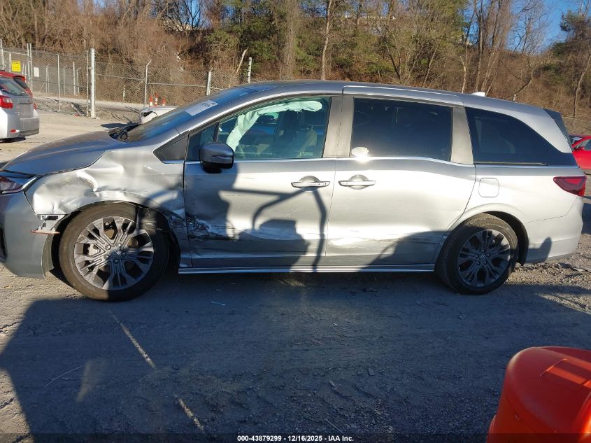 2025 Honda Odyssey Touring VIN: 5FNRL6H80SB042717 Lot: 43879299