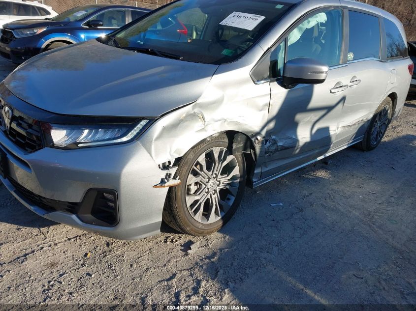2025 Honda Odyssey Touring VIN: 5FNRL6H80SB042717 Lot: 43879299