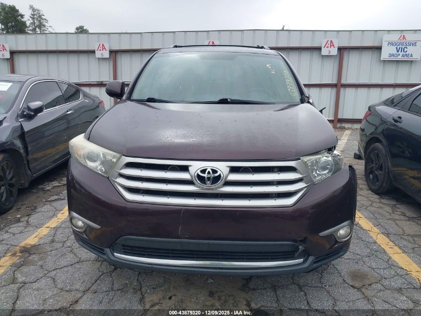 2013 Toyota Highlander Limited V6 VIN: 5TDYK3EH9DS090720 Lot: 43879320
