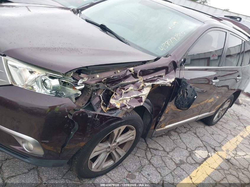 2013 Toyota Highlander Limited V6 VIN: 5TDYK3EH9DS090720 Lot: 43879320