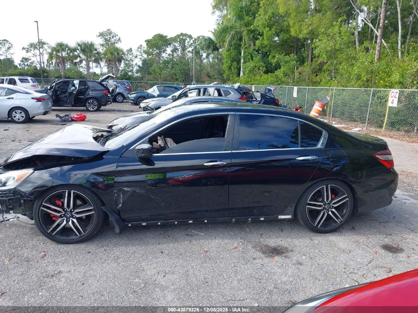 2017 Honda Accord Sport Se VIN: 1HGCR2F1XHA166709 Lot: 43879326