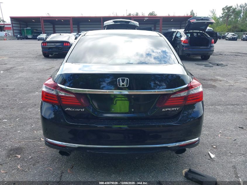 2017 Honda Accord Sport Se VIN: 1HGCR2F1XHA166709 Lot: 43879326