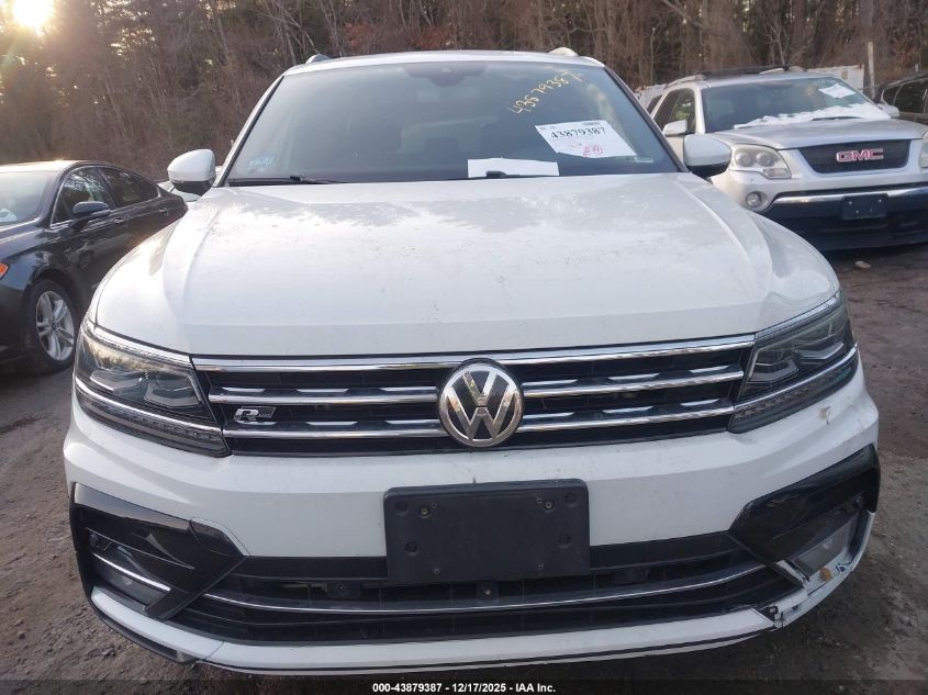 2018 Volkswagen Tiguan 2.0T Sel Premium VIN: 3VV4B7AX7JM191142 Lot: 43879387