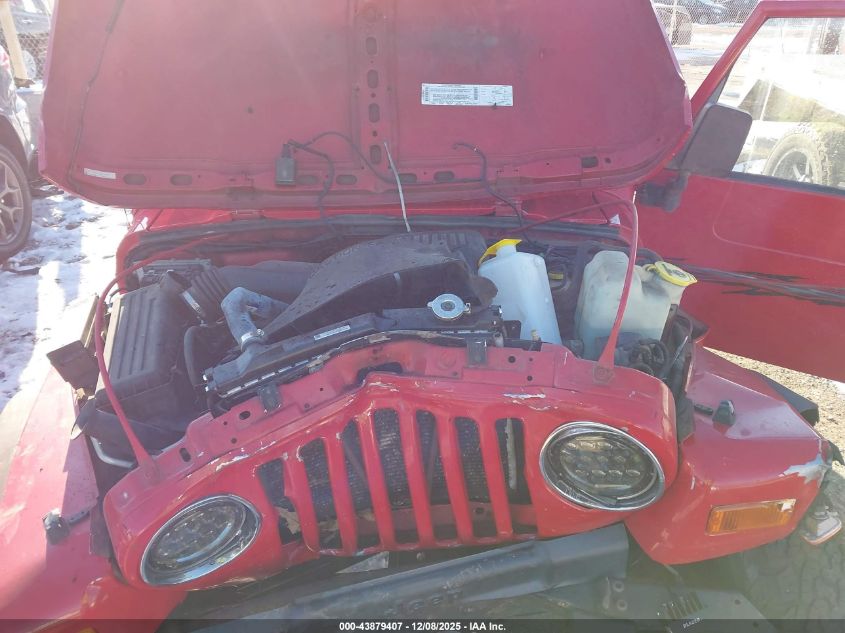 2001 Jeep Wrangler Se VIN: 1J4FA29P01P331327 Lot: 43879407