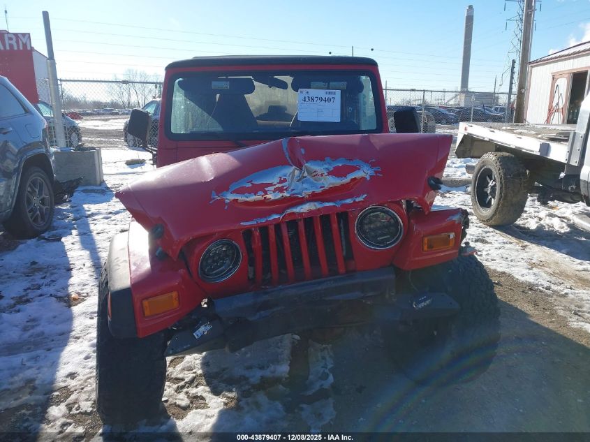 2001 Jeep Wrangler Se VIN: 1J4FA29P01P331327 Lot: 43879407