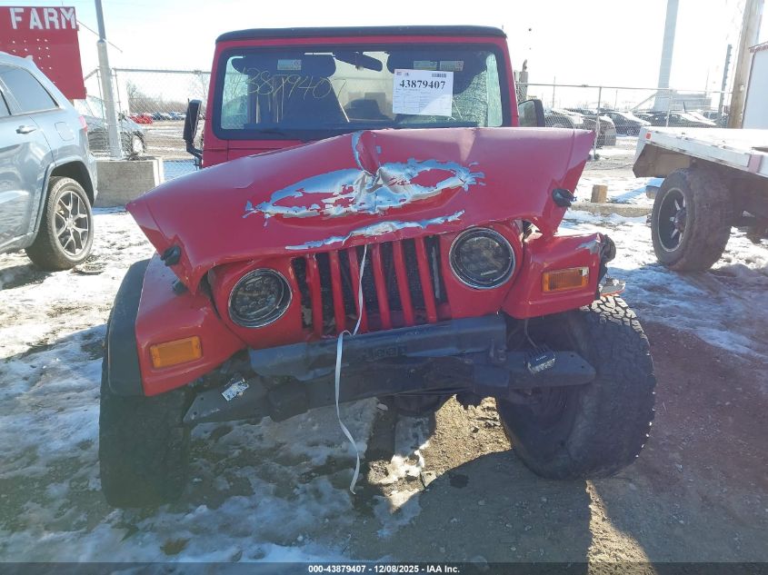 2001 Jeep Wrangler Se VIN: 1J4FA29P01P331327 Lot: 43879407