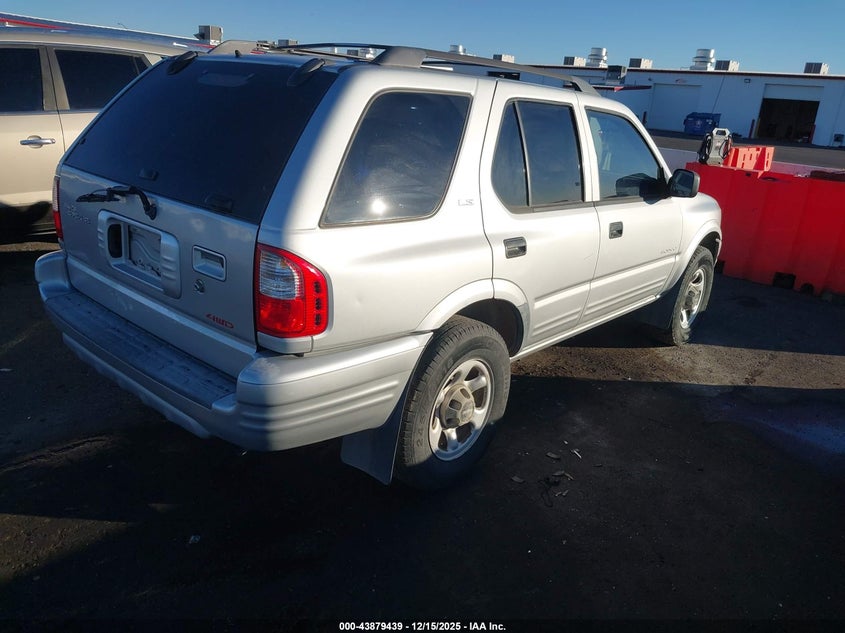 4S2DM58W314355030 2001 ISUZU RODEO photo no. 4