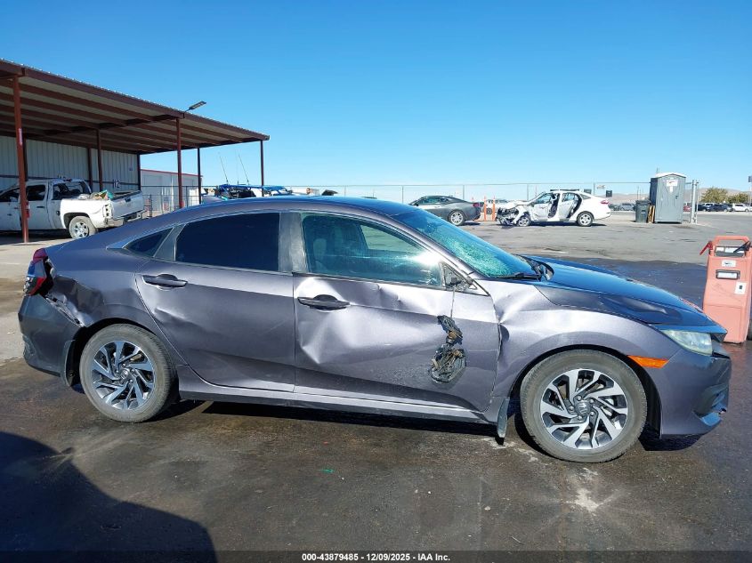 2018 Honda Civic Ex VIN: 19XFC2F74JE017085 Lot: 43879485