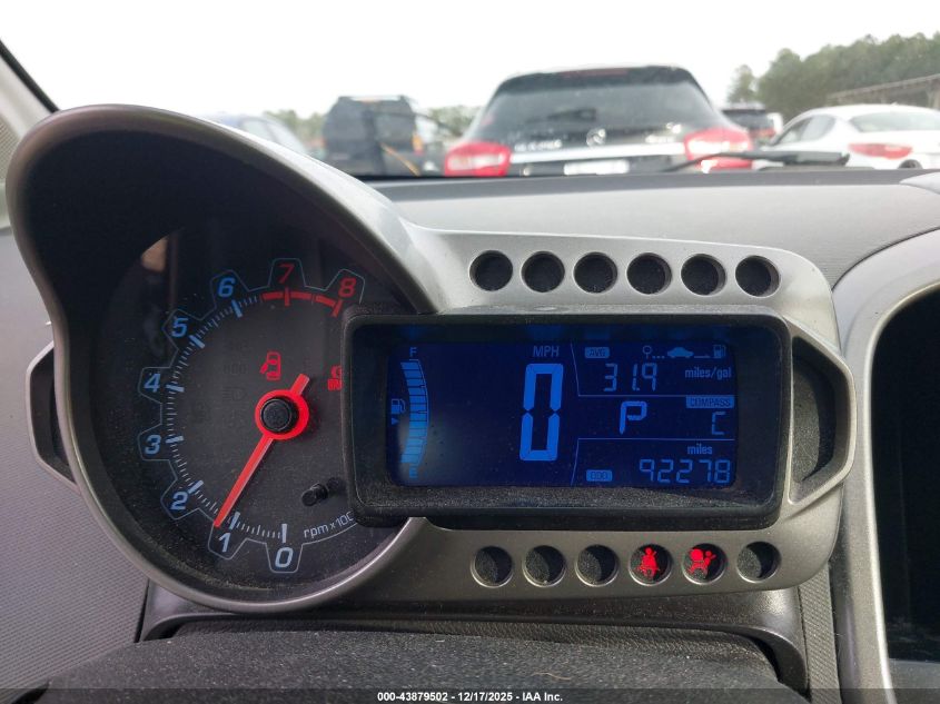 2013 Chevrolet Sonic Lt Auto VIN: 1G1JC6SH3D4176307 Lot: 43879502