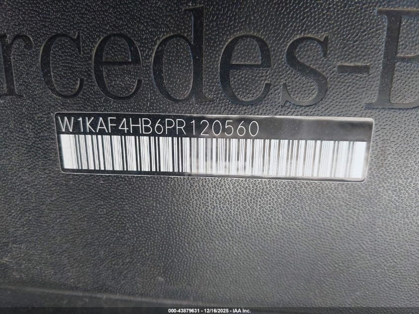 2023 Mercedes-Benz C 300 4Matic VIN: W1KAF4HB6PR120560 Lot: 43879631