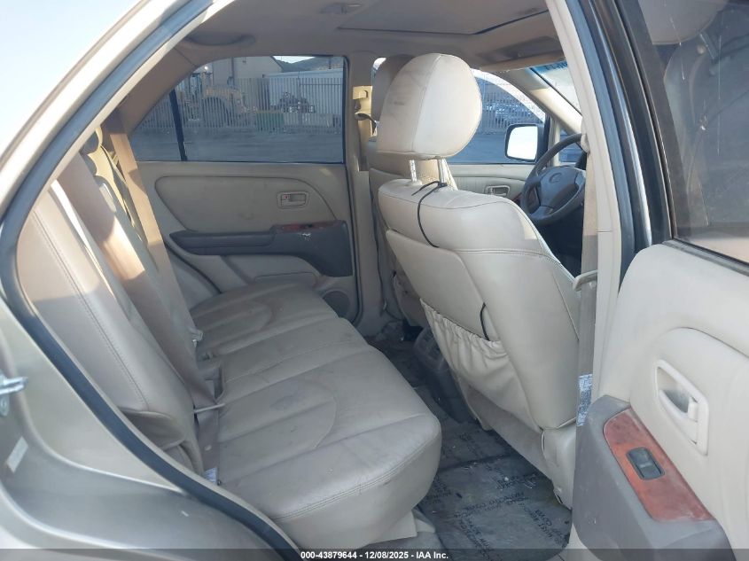 2000 Lexus Rx 300 VIN: JT6HF10U2Y0151435 Lot: 43879644