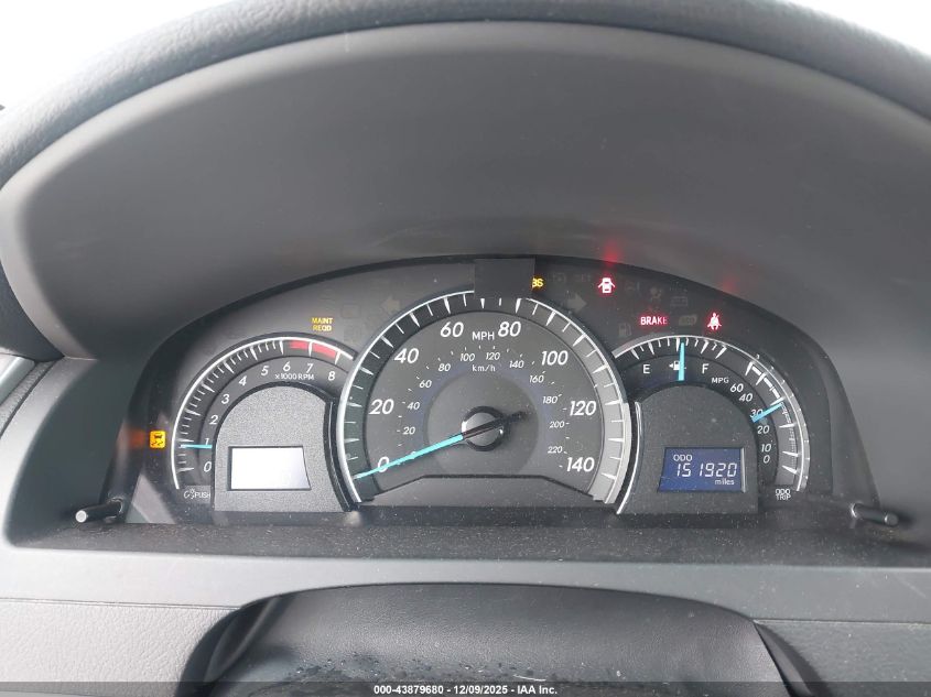 2012 Toyota Camry Xle VIN: 4T4BF1FK0CR190676 Lot: 43879680