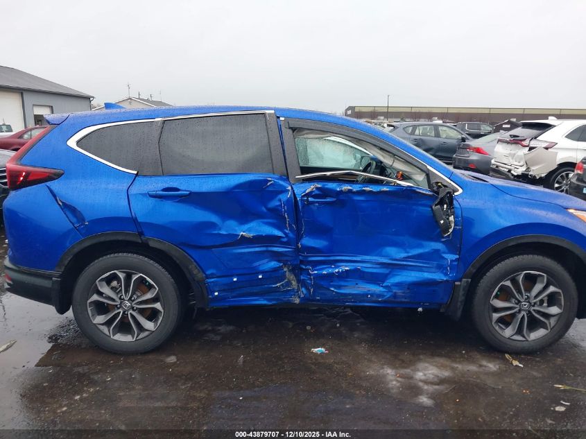 2022 Honda Cr-V Awd Ex-L VIN: 7FARW2H80NE016305 Lot: 43879707