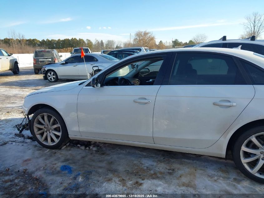 2013 Audi A4 2.0T Premium VIN: WAUFFAFL1DN050346 Lot: 43879865