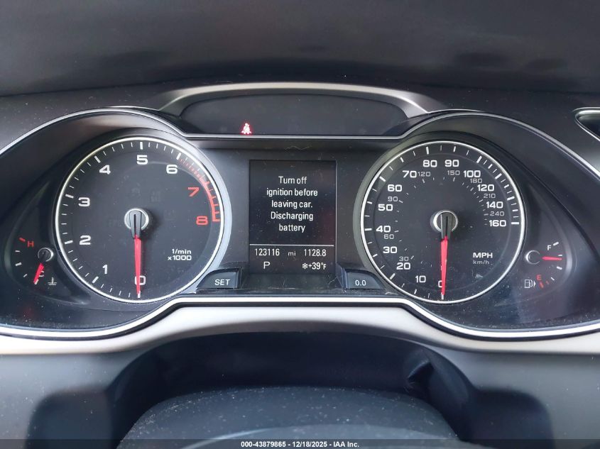 2013 Audi A4 2.0T Premium VIN: WAUFFAFL1DN050346 Lot: 43879865