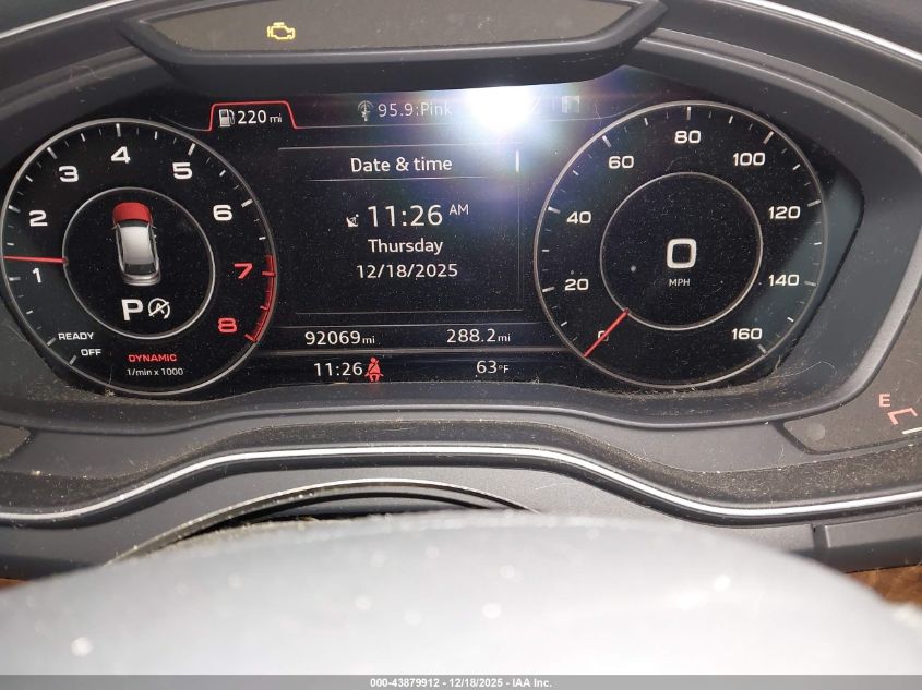 2018 Audi Q5 2.0T Premium/2.0T Tech Premium VIN: WA1BNAFY4J2016053 Lot: 43879912