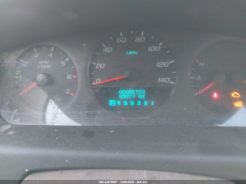 2008 Chevrolet Impala Police VIN: 2G1WS553981380629 Lot: 43879967