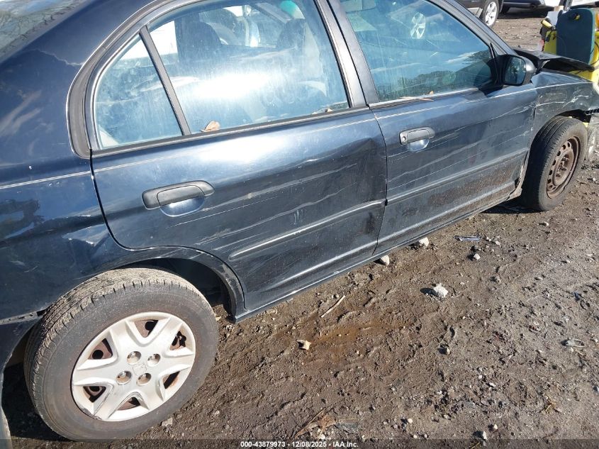 2005 Honda Civic Vp VIN: 1HGES16315L025343 Lot: 43879973