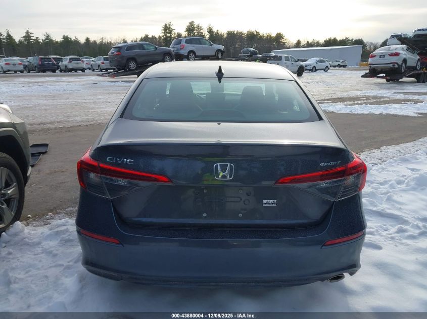 2022 Honda Civic Sport VIN: 2HGFE2F58NH579379 Lot: 43880004