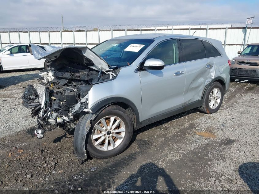2020 Kia Sorento 3.3L Lx VIN: 5XYPG4A53LG615359 Lot: 43880033