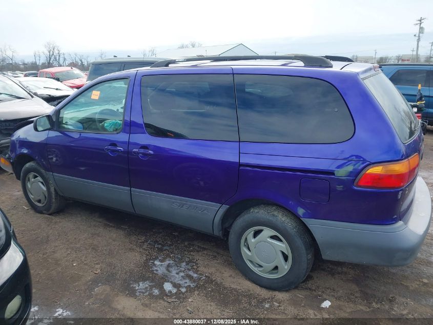 1998 Toyota Sienna Le VIN: 4T3ZF13C5WU022842 Lot: 43880037