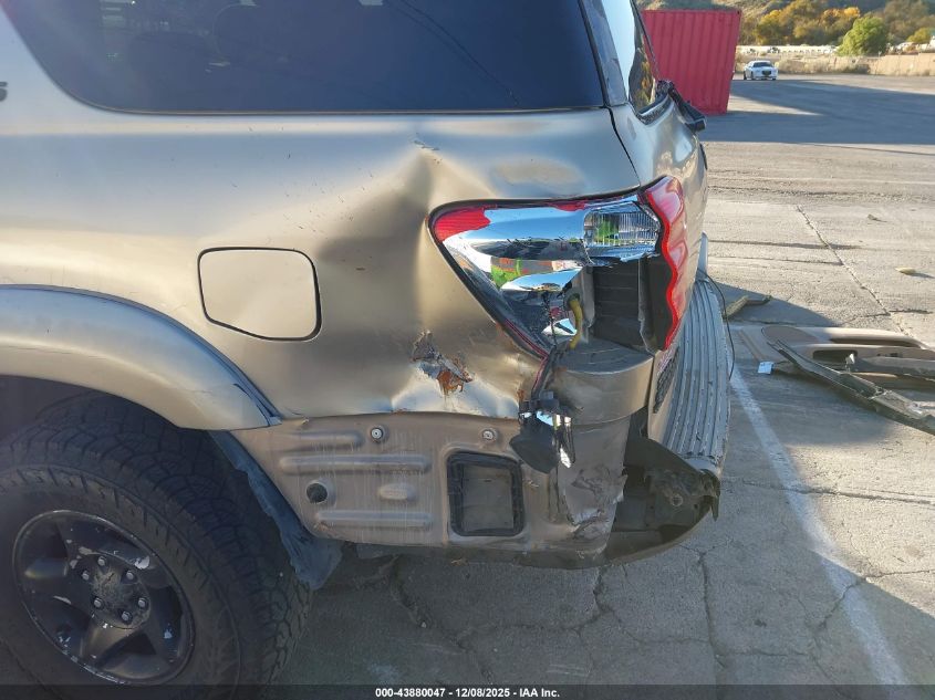 2001 Toyota Sequoia Sr5 V8 VIN: 5TDZT34A21S009719 Lot: 43880047