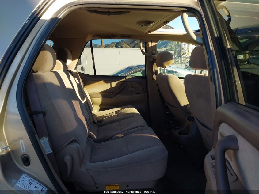 2001 Toyota Sequoia Sr5 V8 VIN: 5TDZT34A21S009719 Lot: 43880047