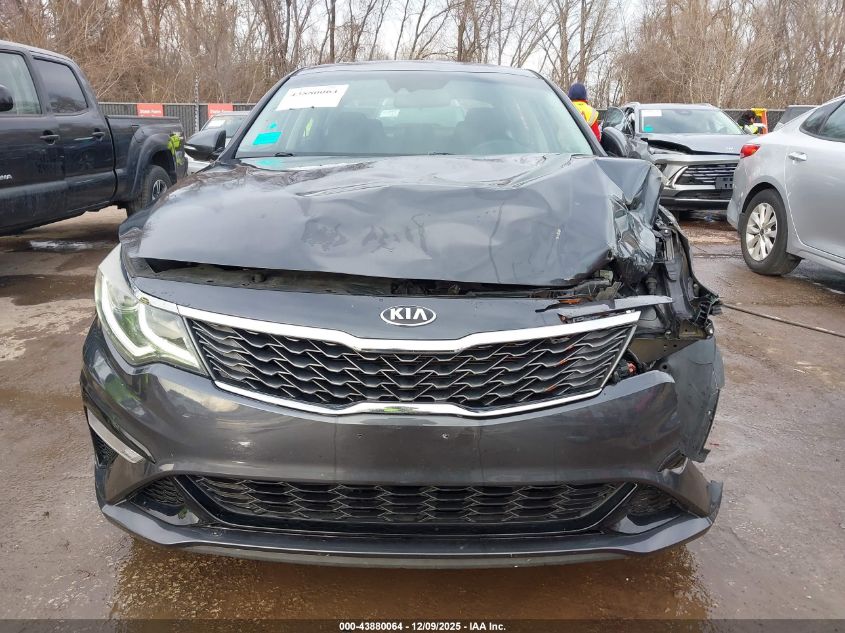 2019 Kia Optima Lx VIN: 5XXGT4L33KG287709 Lot: 43880064
