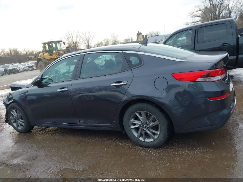 2019 Kia Optima Lx VIN: 5XXGT4L33KG287709 Lot: 43880064