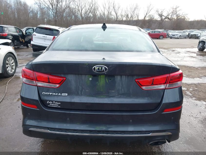 2019 Kia Optima Lx VIN: 5XXGT4L33KG287709 Lot: 43880064