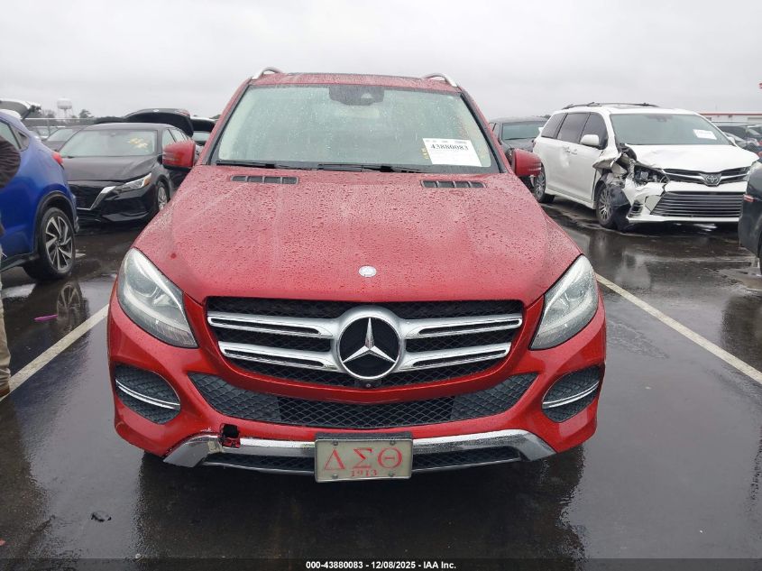 2016 Mercedes-Benz Gle 350 VIN: 4JGDA5JB6GA666081 Lot: 43880083