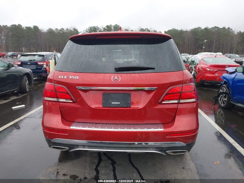 2016 Mercedes-Benz Gle 350 VIN: 4JGDA5JB6GA666081 Lot: 43880083
