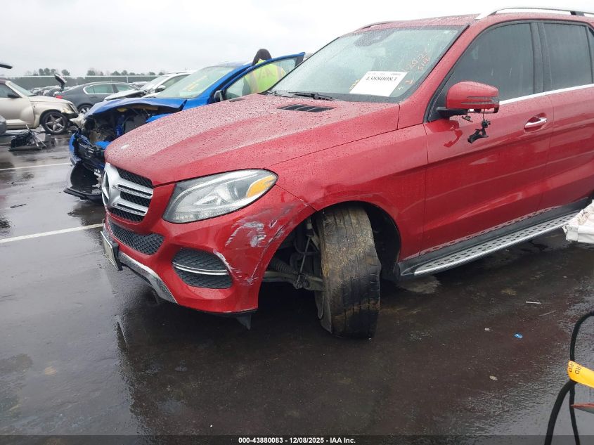2016 Mercedes-Benz Gle 350 VIN: 4JGDA5JB6GA666081 Lot: 43880083