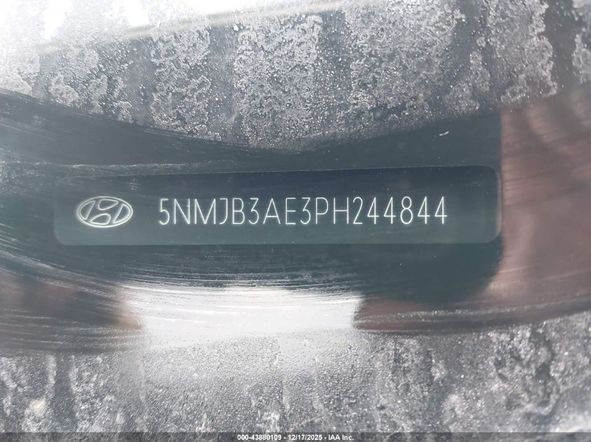 2023 Hyundai Tucson Sel VIN: 5NMJB3AE3PH244844 Lot: 43880109