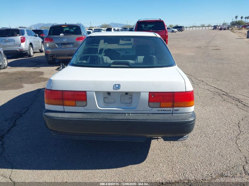 1992 Honda Accord Dx/Lx VIN: JHMCB7641NC054700 Lot: 43880110