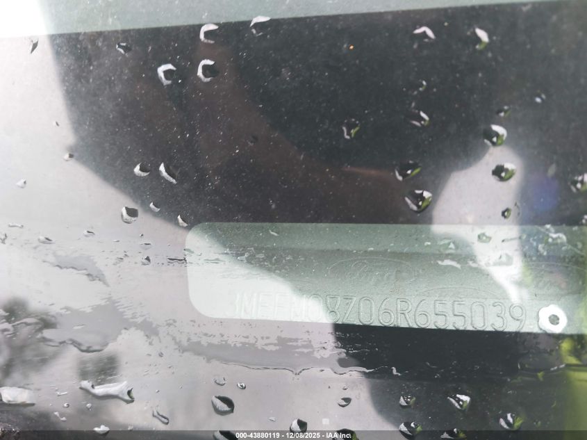 2006 Mercury Milan I4 Premier VIN: 3MEFM08Z06R655039 Lot: 43880119