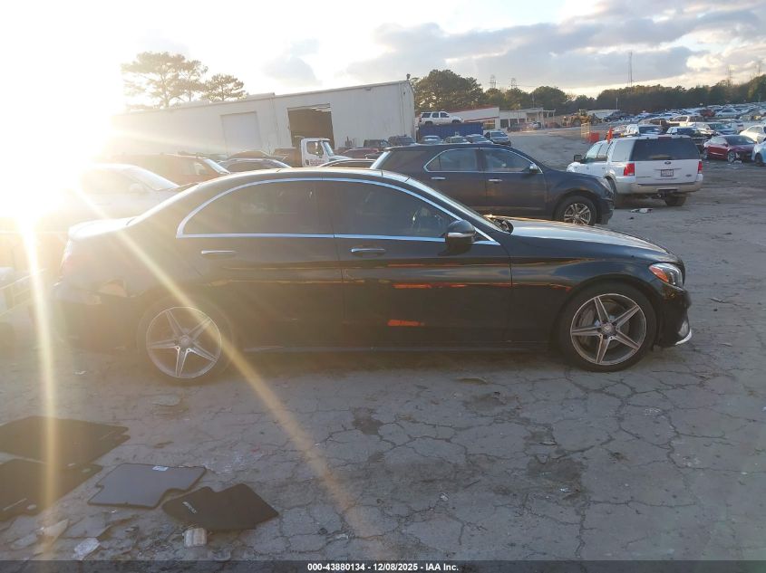 2015 Mercedes-Benz C 300 Sport VIN: 55SWF4JB6FU089582 Lot: 43880134