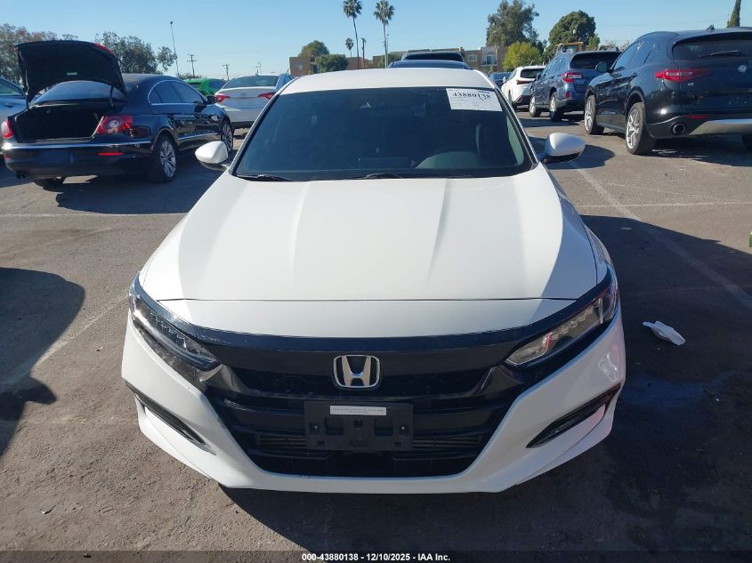 2018 Honda Accord Sport VIN: 1HGCV1F37JA188440 Lot: 43880138