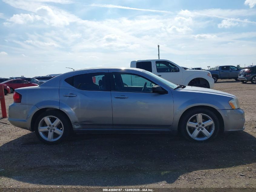 2013 Dodge Avenger Se VIN: 1C3CDZAB0DN607163 Lot: 43880157
