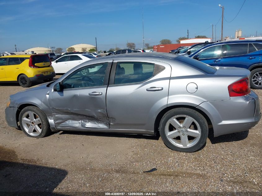 2013 Dodge Avenger Se VIN: 1C3CDZAB0DN607163 Lot: 43880157