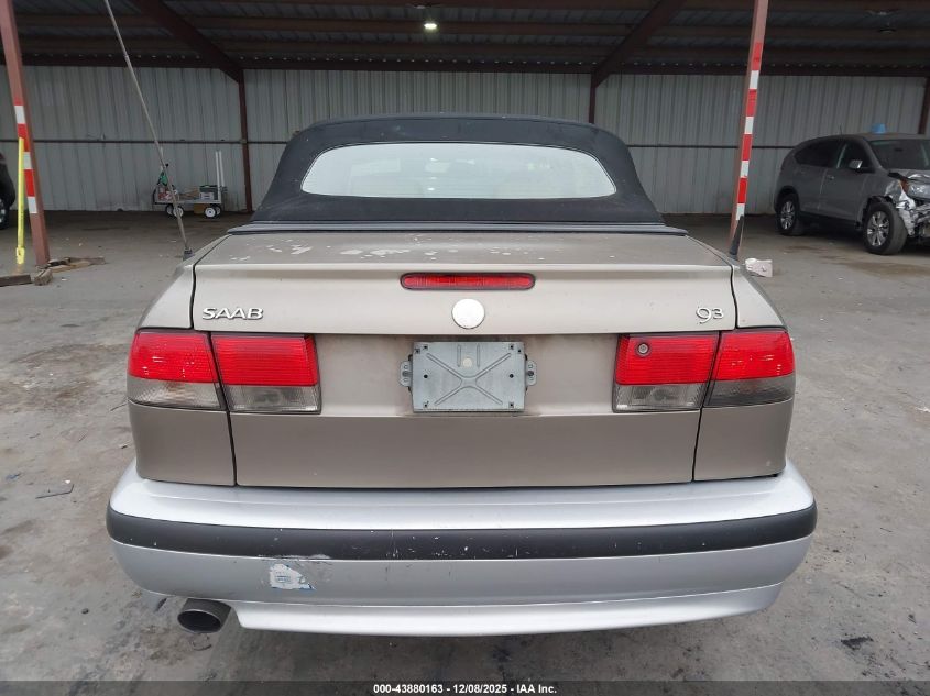 2003 Saab 9-3 Se VIN: YS3DF78K737012486 Lot: 43880163