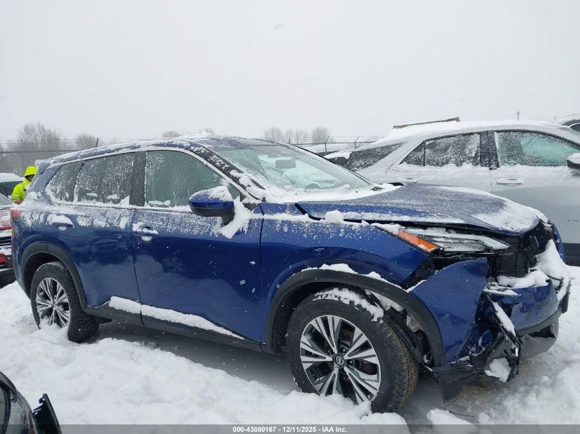 2021 Nissan Rogue Sv Intelligent Awd VIN: JN8AT3BB5MW225470 Lot: 43880167