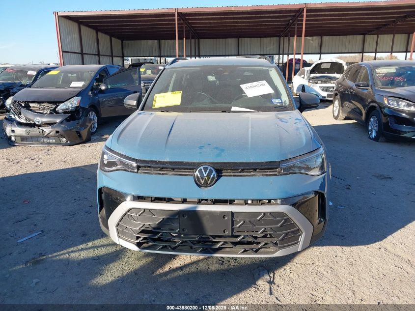 2025 Volkswagen Taos 1.5T S VIN: 3VV5C7B2XSM051818 Lot: 43880200