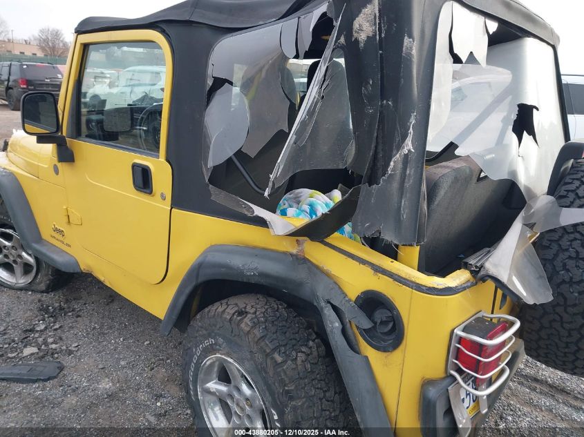 2004 Jeep Wrangler Se VIN: 1J4FA29124P756757 Lot: 43880205